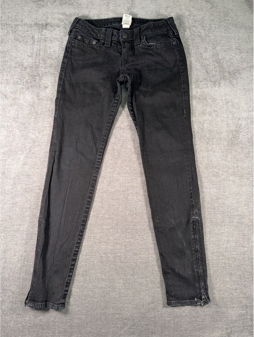 True Religion Black Skinny Jeans Size 29